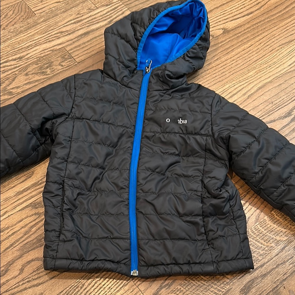 Columbia Kids Black and Blue Jacket